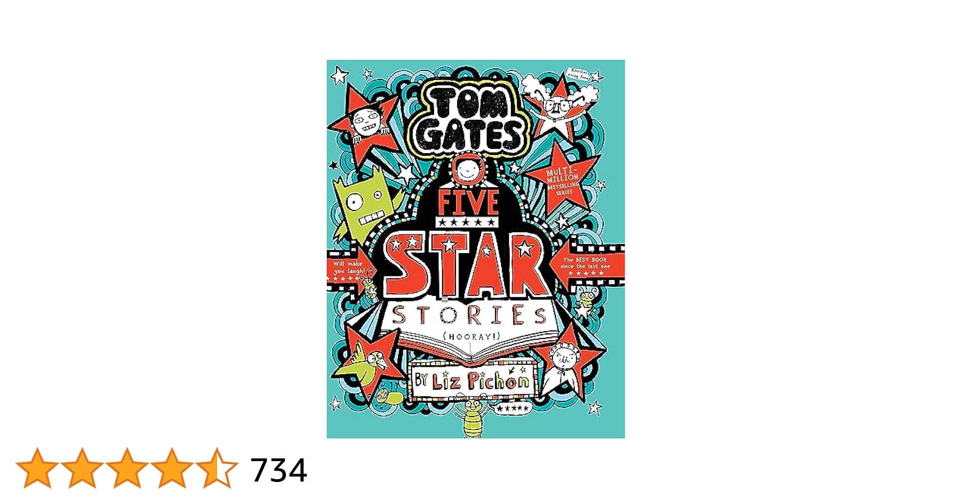 TOM GATES #21: FIVE STAR STORIES : Liz Pichon: Amazon.in: Books
